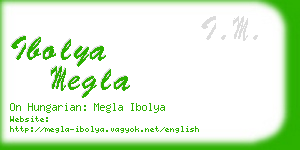 ibolya megla business card